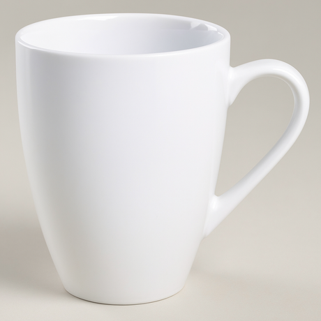 Signature 36pcs 33 cl Mugs White Plain Porcelain