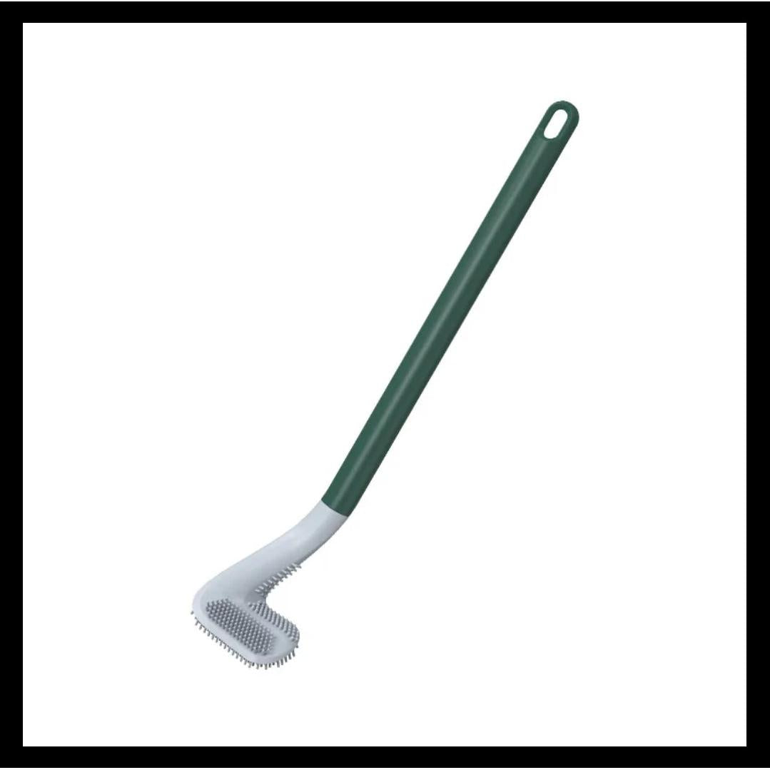 Silicone Bristle Golf Toilet Brush with Drying Holder