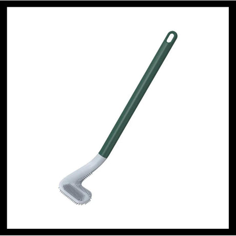 Silicone Bristle Golf Toilet Brush with Drying Holder
