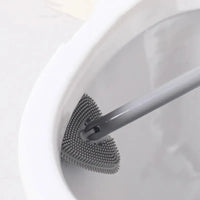 Silicone Toilet Cleaning Brush Hygienic Durable & Quick Drying Cleaning Tools Toilet Brushes