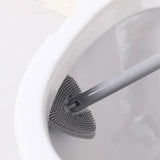 Silicone Toilet Cleaning Brush Hygienic Durable & Quick Drying