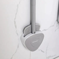Silicone Toilet Cleaning Brush Hygienic Durable & Quick Drying Cleaning Tools Toilet Brushes