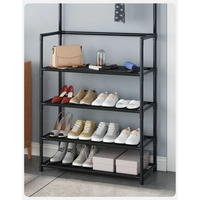 Simple Floor Shoe Rack Three in One Design with Large Capacity for Home Organization Storage & Organization