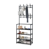Simple Floor Shoe Rack Three in One Design with Large Capacity for Home Organization Storage & Organization