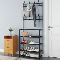 Simple Floor Shoe Rack Three in One Design with Large Capacity for Home Organization Storage & Organization