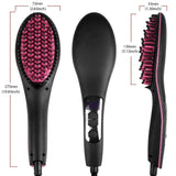 Simply Straight Hot Comb Ceramic Hair Brush Straightener