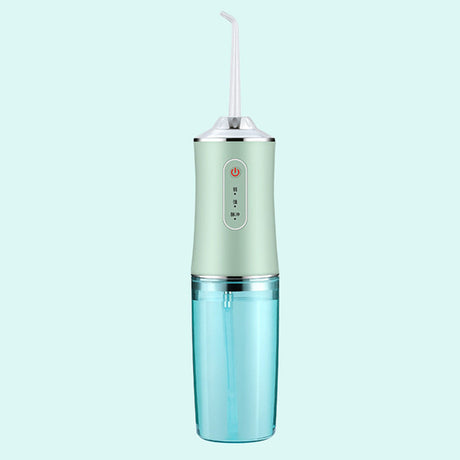 Single Nozzle Portable Oral Irrigator USB Rechargeable Dental Water Flosser Wireless Cordless Water Jet Floss for Teeth Whitening & Mouth Washing
