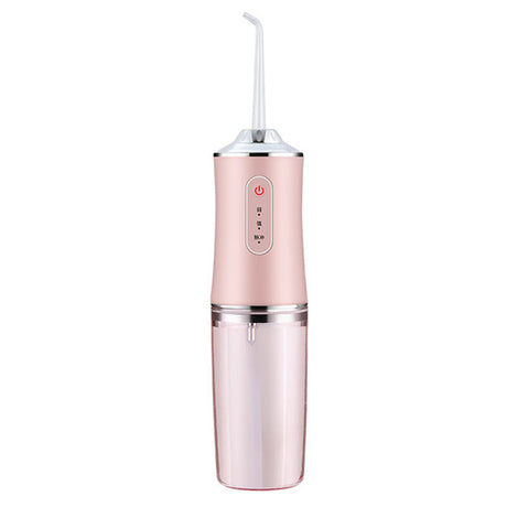 Single Nozzle Portable Oral Irrigator USB Rechargeable Dental Water Flosser Wireless Cordless Water Jet Floss for Teeth Whitening & Mouth Washing