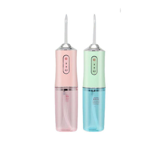 Single Nozzle Portable Oral Irrigator USB Rechargeable Dental Water Flosser Wireless Cordless Water Jet Floss for Teeth Whitening & Mouth Washing