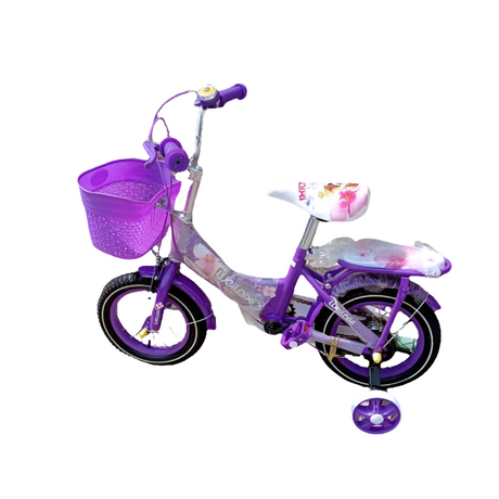 Size 12 Kids Training Bike Stylish and Sturdy with Trainer Wheels