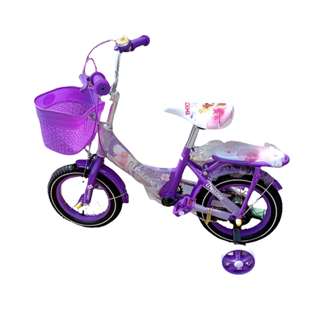 Size 12 Kids Training Bike Stylish and Sturdy with Trainer Wheels