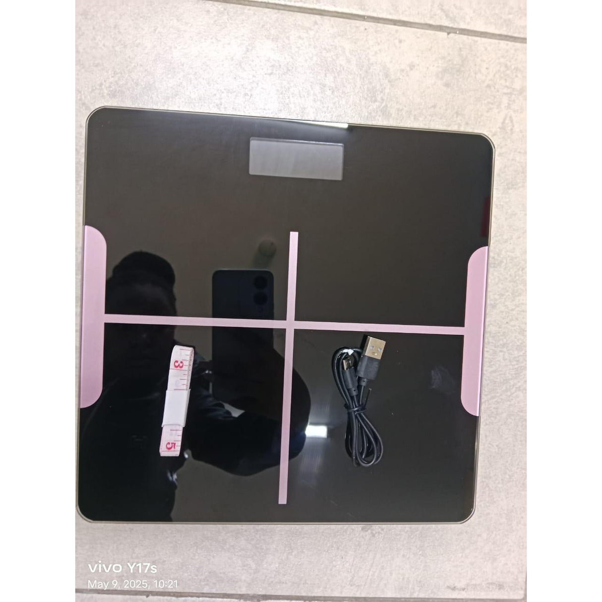 Smart Digital Electronic Body Scale USB Rechargeable with LCD Display