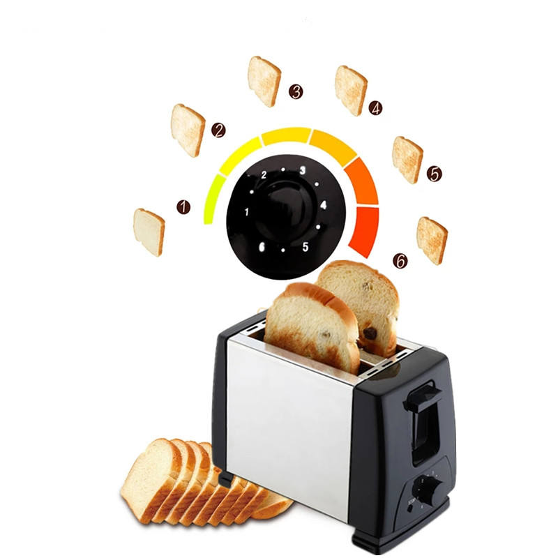Sokany 2 Slice Stainless Steel Bread Toaster | Compact and Stylish Kitchen Essential
