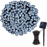 Solar 100 LED Powered Garden Lights 12M Waterproof Outdoor String Lights