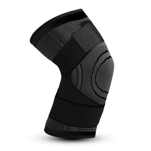 Sports Compression Knee Support Sleeves with Pressure Strap Muscle Relief & Joint Protection 2pcs