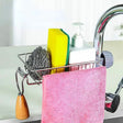 Stainless Steel Faucet Rack & Sink Tidy with Towel Holder
