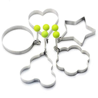 Stainless Steel Fried Egg & Pancake Mould |Creative Shaper for Breakfast Bakeware Kitchen Molds