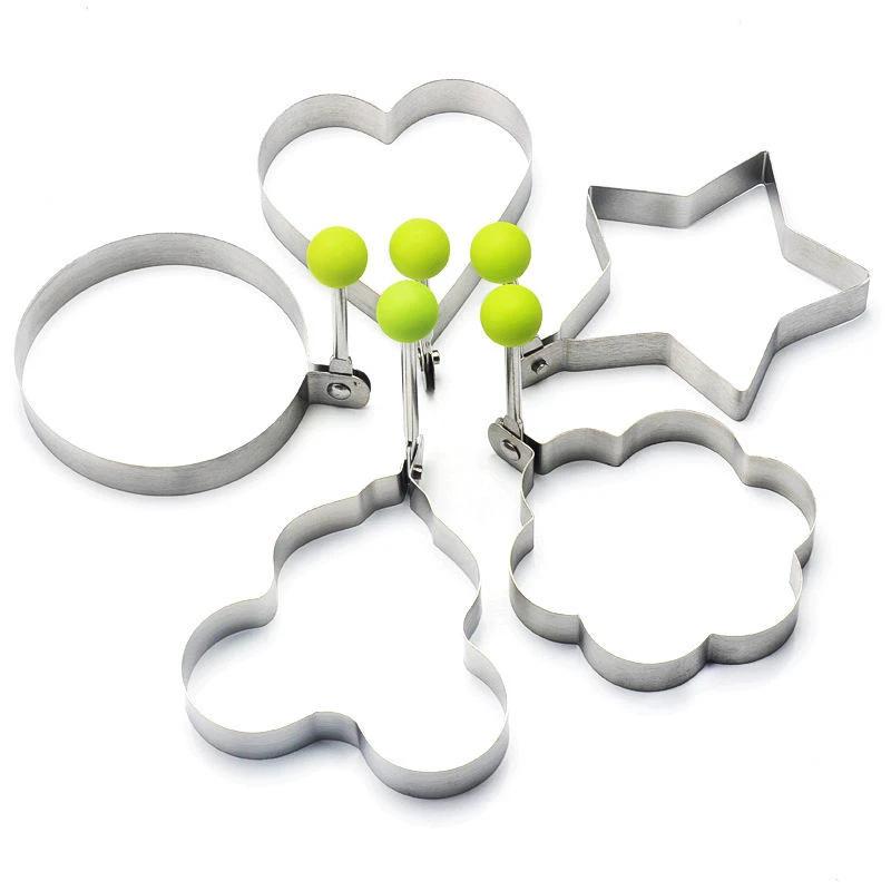Stainless Steel Fried Egg & Pancake Mould |Creative Shaper for Breakfast Bakeware Kitchen Molds