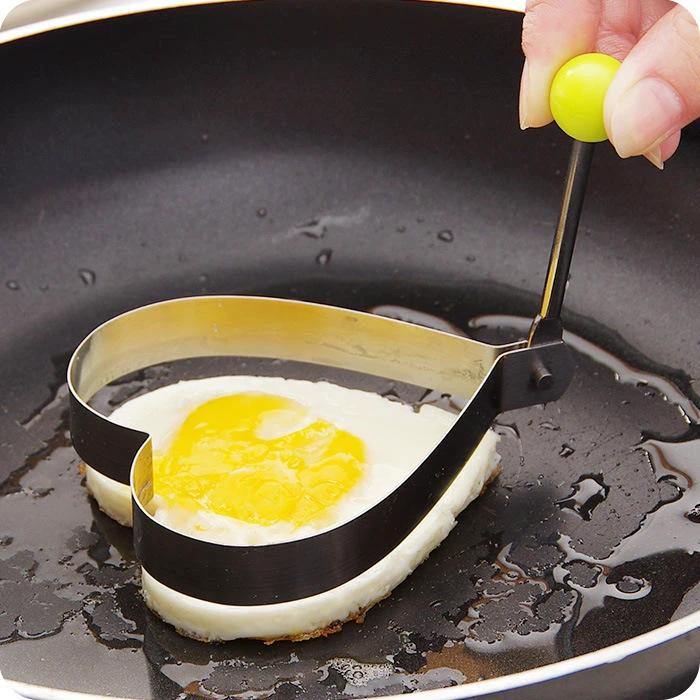 Stainless Steel Fried Egg & Pancake Mould |Creative Shaper for Breakfast Bakeware Kitchen Molds