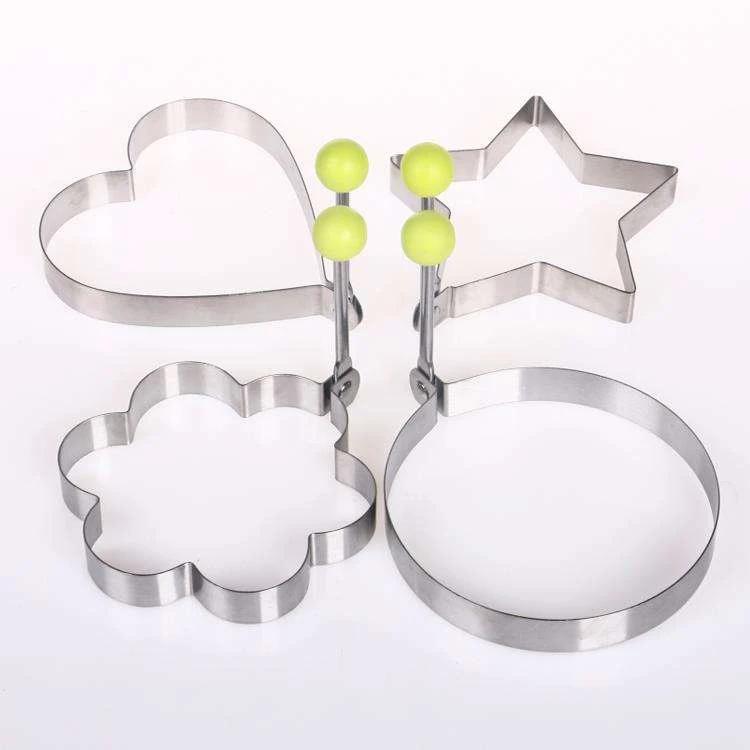 Stainless Steel Fried Egg & Pancake Mould |Creative Shaper for Breakfast Bakeware Kitchen Molds