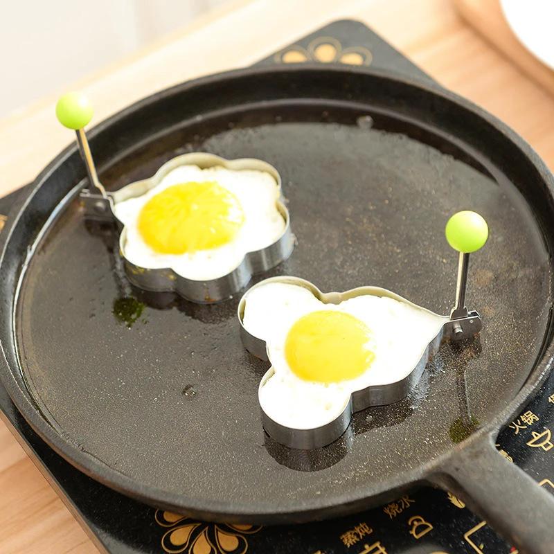 Stainless Steel Fried Egg & Pancake Mould |Creative Shaper for Breakfast Bakeware Kitchen Molds