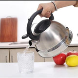 Stainless Steel & Marble Whistling Kettle 3.2L Capacity
