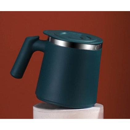 Stainless Steel Water Cup with Handle – 420ml Coffee/Tea Mug for Office and Home