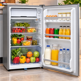 90L Compact Direct Cool Fridge – Silver