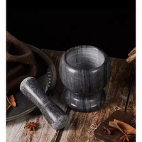 Stone Mortar and Pestle Set for Grinding Herbs and Spices Manually Mortars & Pestles