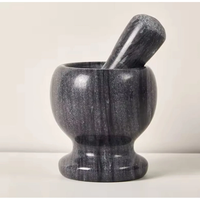 Stone Mortar and Pestle Set for Grinding Herbs and Spices Manually Mortars & Pestles