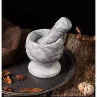 Stone Mortar and Pestle Set for Grinding Herbs and Spices Manually Mortars & Pestles