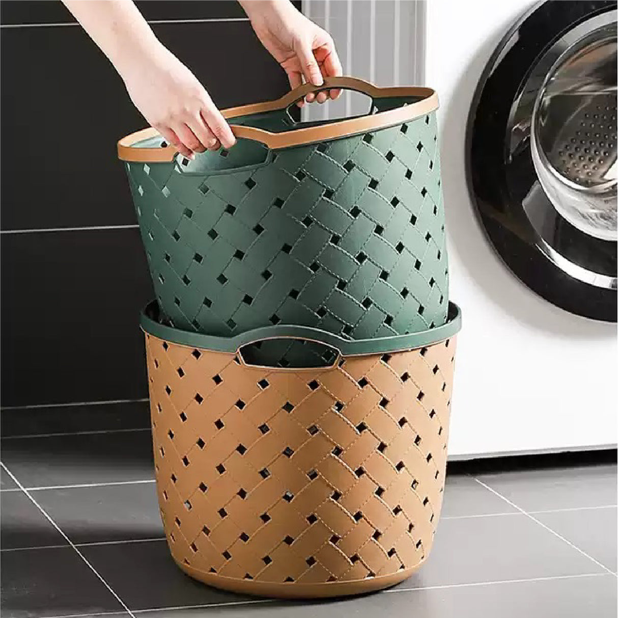 Storage Basket with Handle Big Size Versatile & Durable