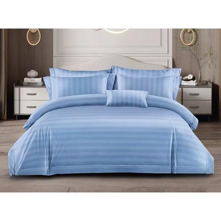 Stripped Duvet Cover Set | 6x7 with Bedsheet & Pillowcases