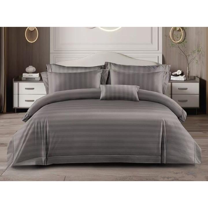 Stripped Duvet Cover Set | 6x7 with Bedsheet & Pillowcases