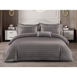 Stripped Duvet Cover Set | 6x7 with Bedsheet & Pillowcases