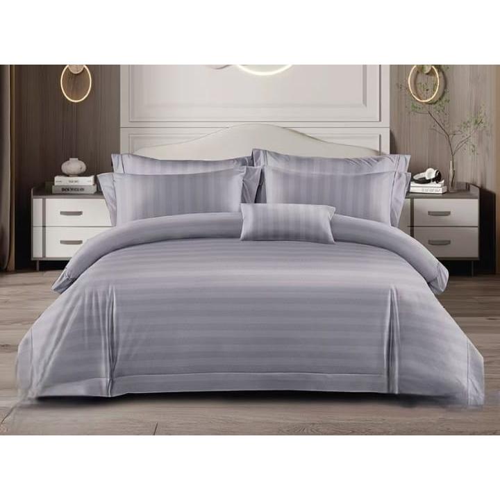 Stripped Duvet Cover Set | 6x7 with Bedsheet & Pillowcases