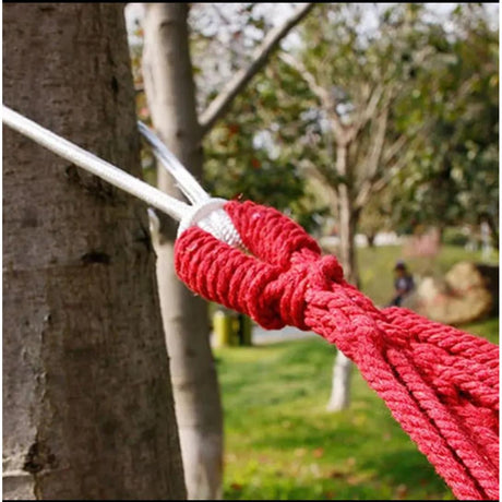 Stripped Outdoor Hammock Heavy Load Bearing, 2 Person Capacity for Camping, Backyard, and Travel