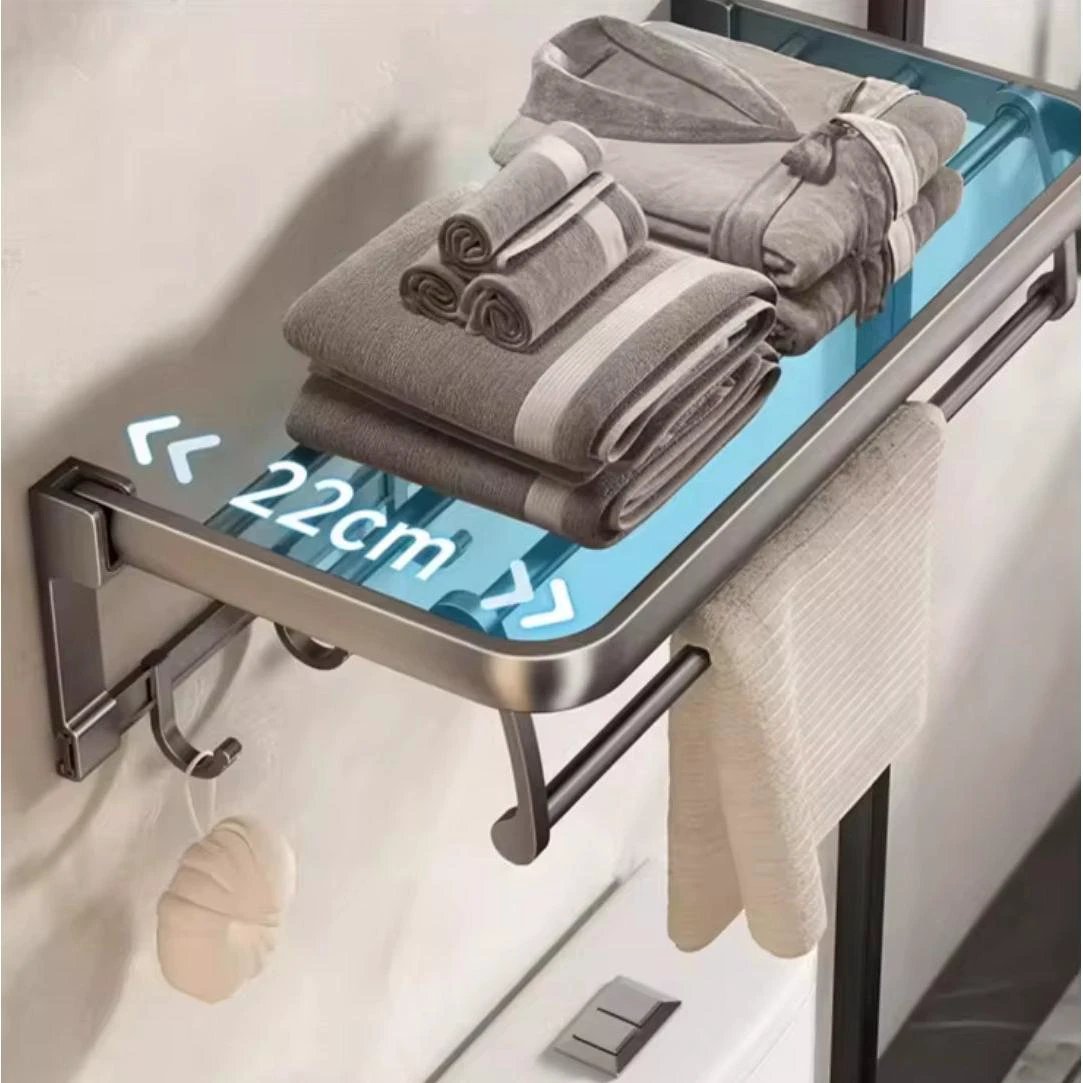 Stylish Towel Rack Modern 60cm Bathroom Organizer Bathroom Storage Towel Racks