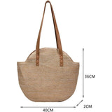 Summer Woven Underarm Bag Trendy Lightweight Tote Perfect for Everyday Chic
