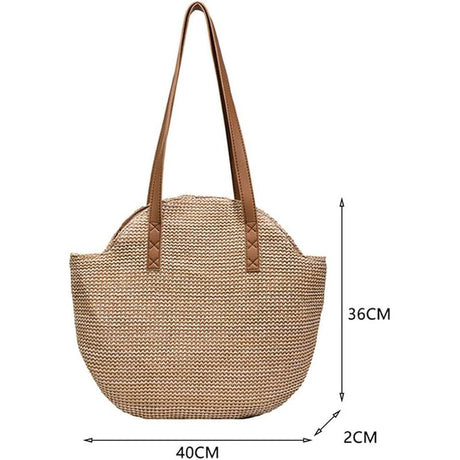 Summer Woven Underarm Bag Trendy Lightweight Tote Perfect for Everyday Chic