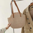 Summer Woven Underarm Bag Trendy Lightweight Tote Perfect for Everyday Chic