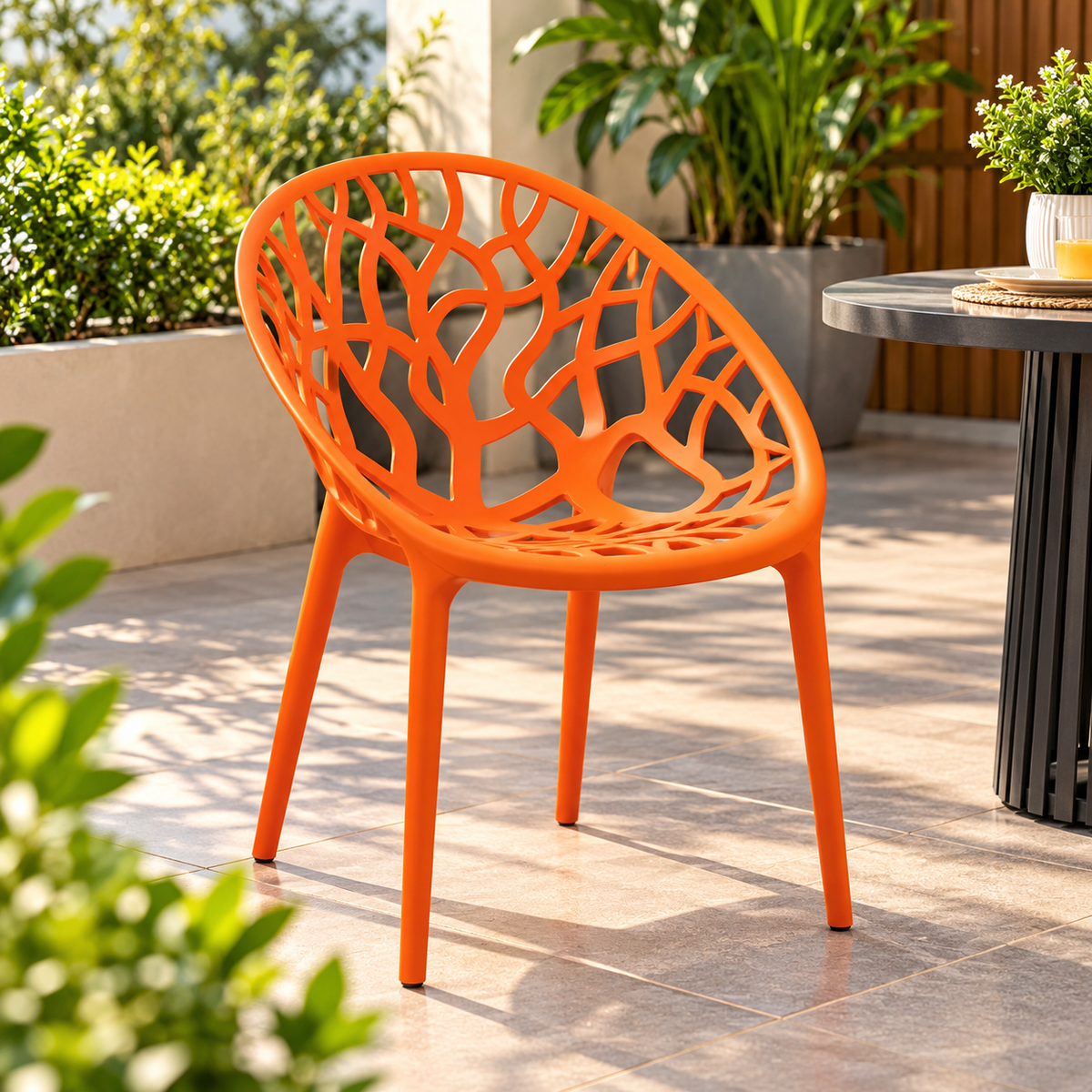 Branch-Pattern Chair Set Of Two Chair Set Dining Chairs