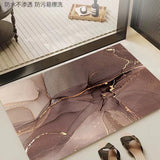 Super Absorbent Bath Mat Non-Slip Quick Drying Bathroom Rug 80x50cm