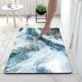 Super Absorbent Bath Mat Non-Slip Quick Drying Bathroom Rug 80x50cm