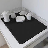 Super Absorbent Nonslip Dish Drying Mat 40×50cm Diatom Mud Rubber