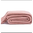Super Soft Knitted Throw Blanket with Tassels 170x130cm Acrylic Fiber Throw blanket Blankets