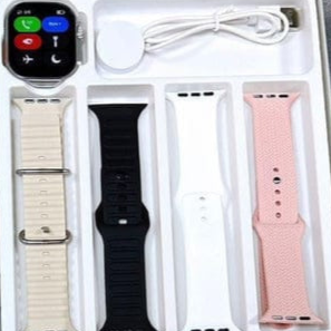 T20 Ultra 2 Smartwatch with 4 Straps - 49mm Dial