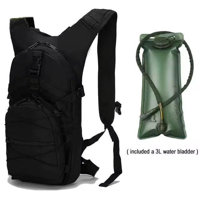 Tactical Hydration Camel Backpack with 3 Litre Water Bag Travelling essential Hydration Packs
