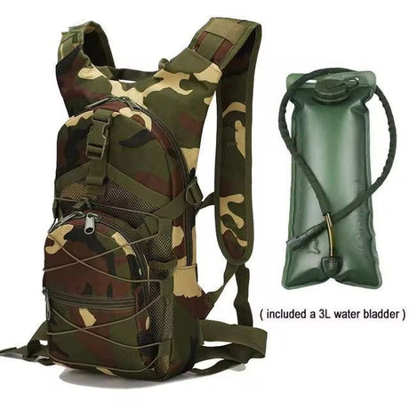 Tactical Hydration Camel Backpack with 3 Litre Water Bag