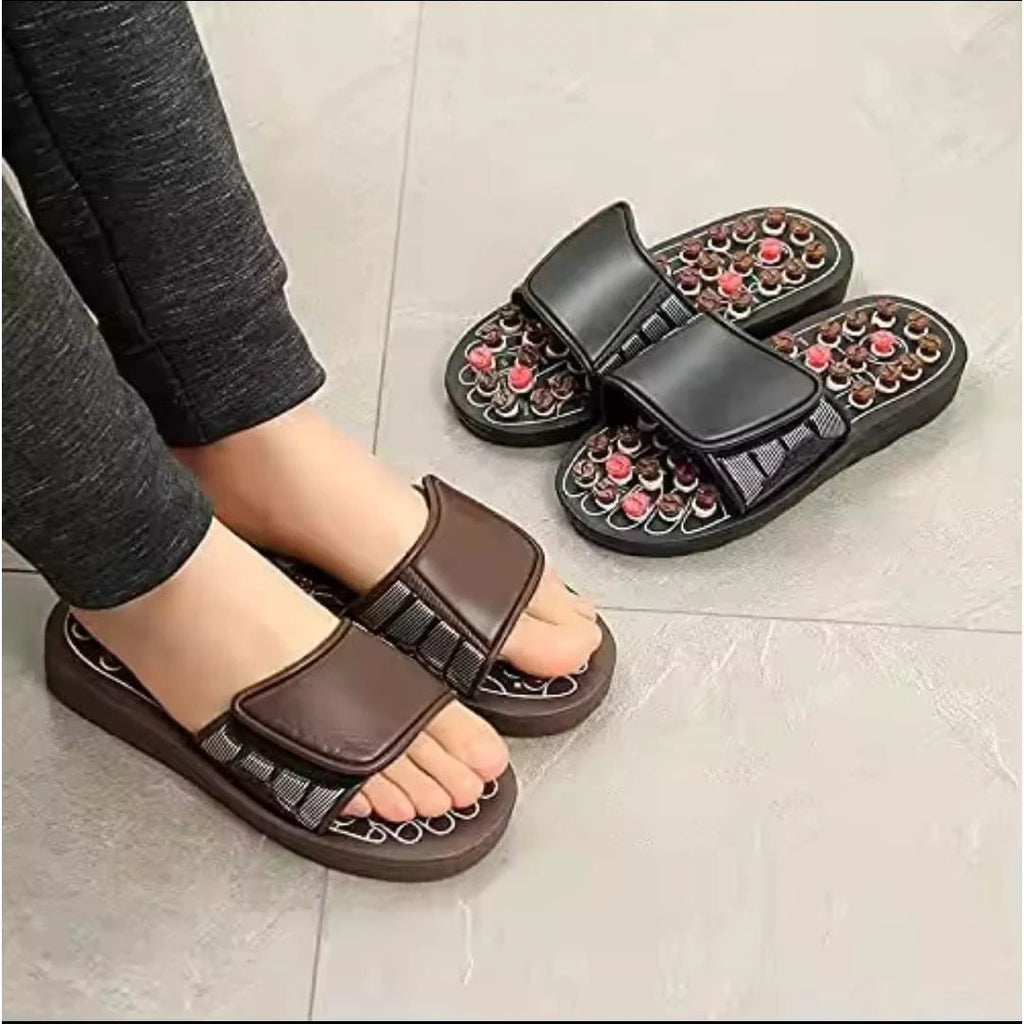 Therapy Acupressure Massage Sandals – Reflexology Slippers for Pain Relief & Relaxation Foot massager Sandals